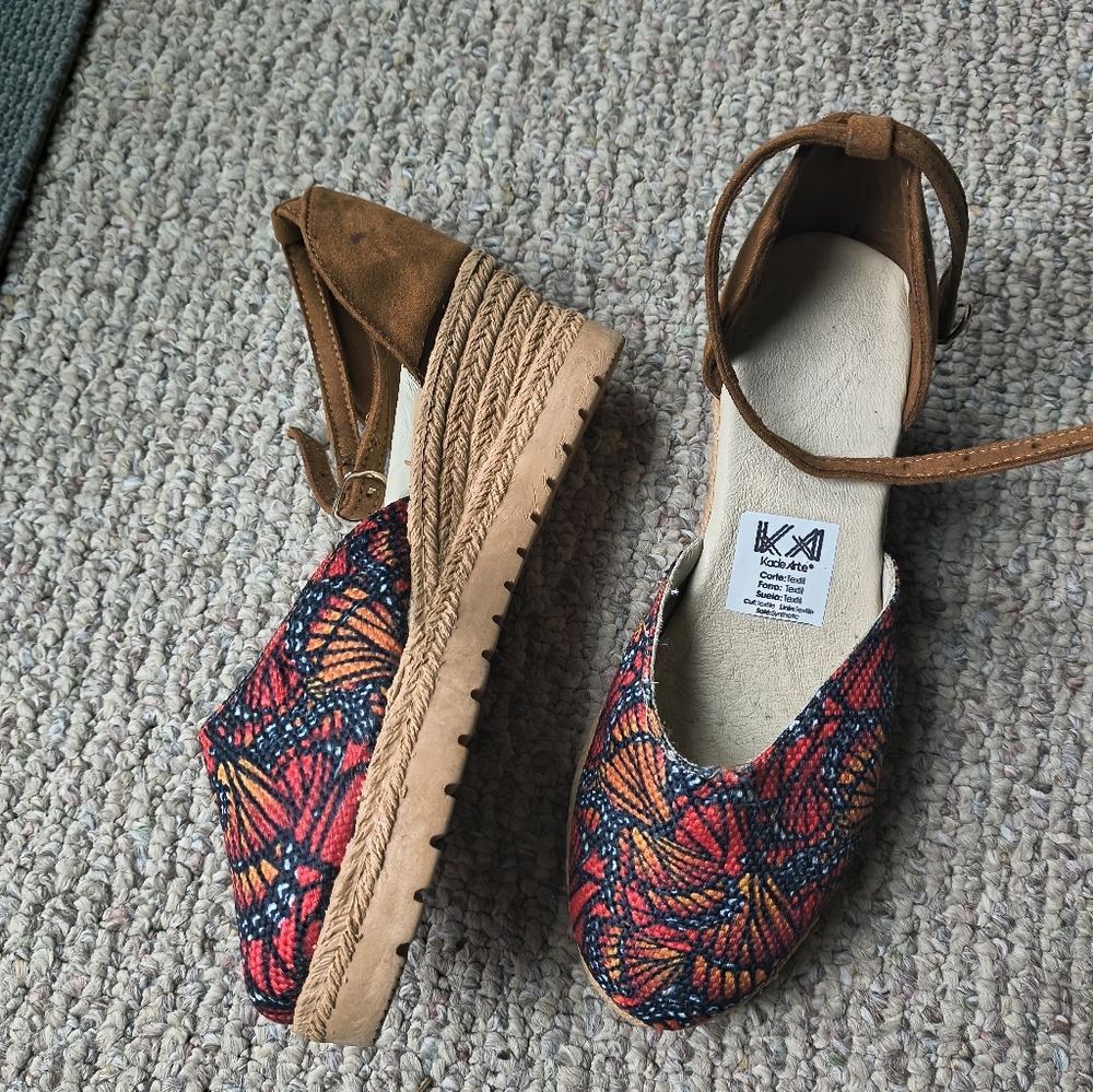 Women's Multicolor Espadrille Sandals